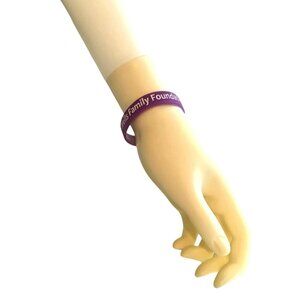 BEAUTIFUL "WISHING WELLS TOY DRIVE" PURPLE BRACELET